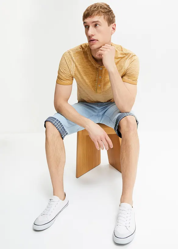 Farfarstr&ouml;ja i ekologisk bomull med tv&auml;ttad look, bonprix