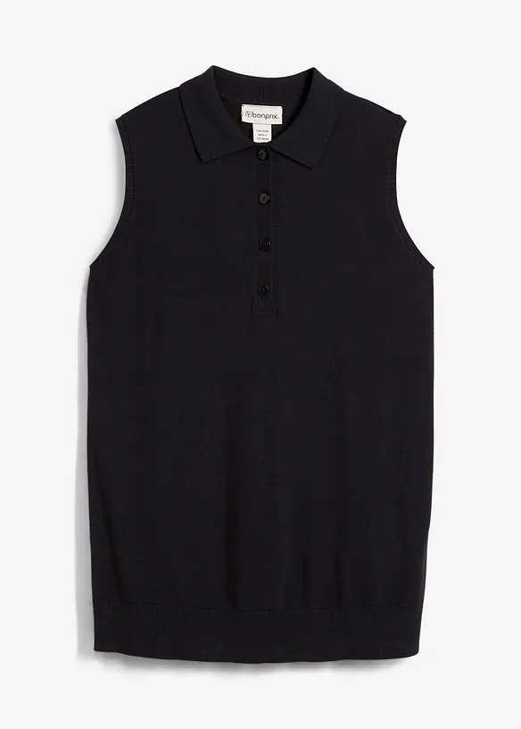 Stickad topp, bonprix