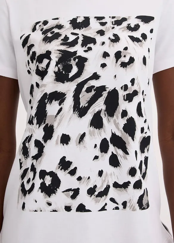 Topp med leopardtryck, bonprix