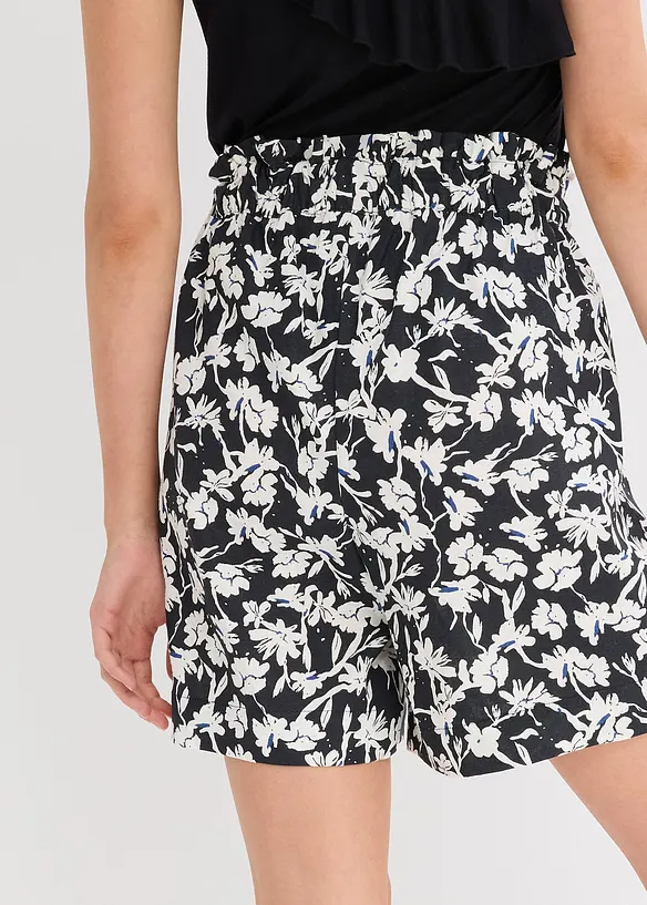 Shorts i linneblandning, bonprix