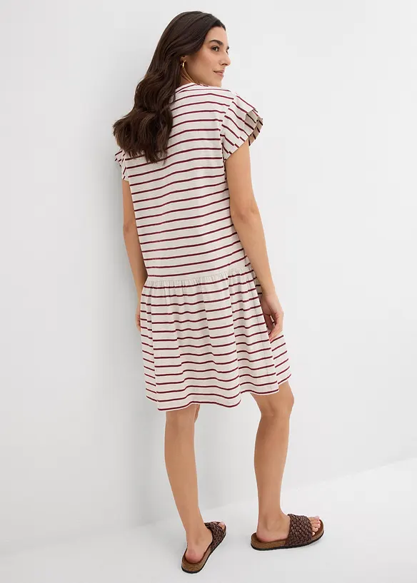 Jerseyklänning i bomull, bonprix