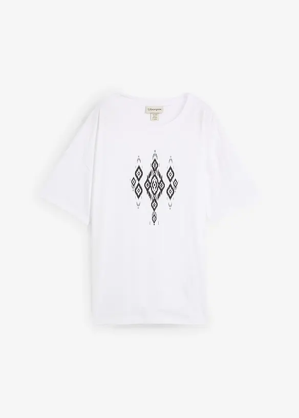 T-shirt med tryck, bonprix