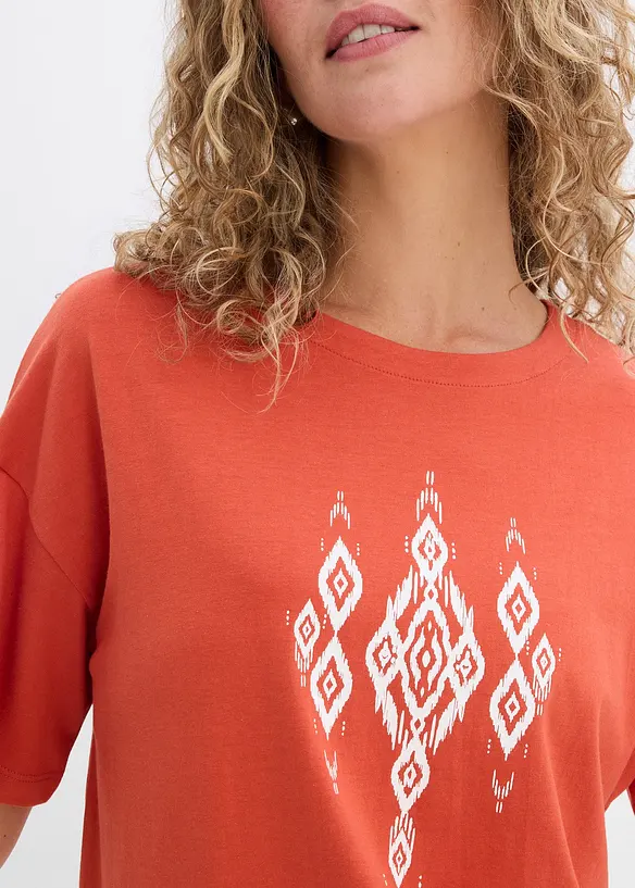 T-shirt med tryck, bonprix