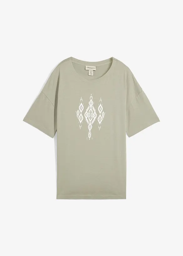 T-shirt med tryck, bonprix