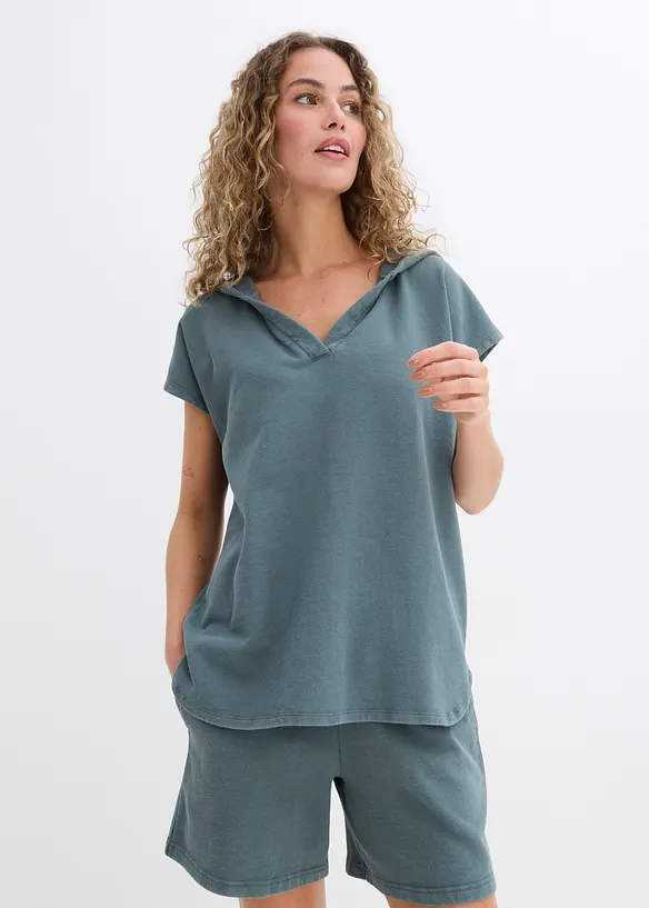 Sweatshirt i ren bomull, bonprix