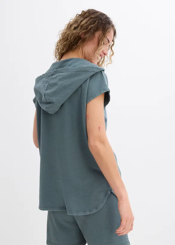 Sweatshirt i ren bomull, bonprix