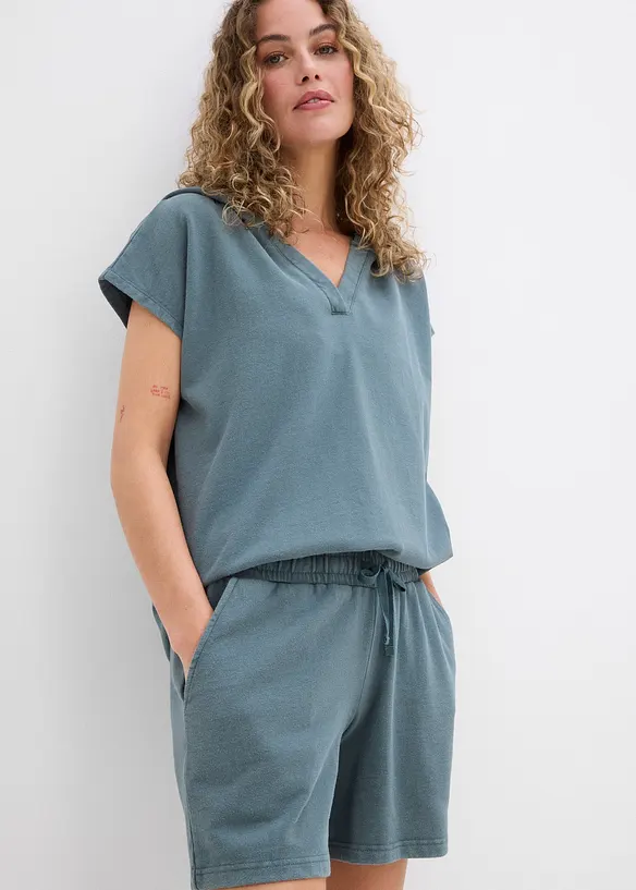 Trikåshorts i ren bomull, bonprix