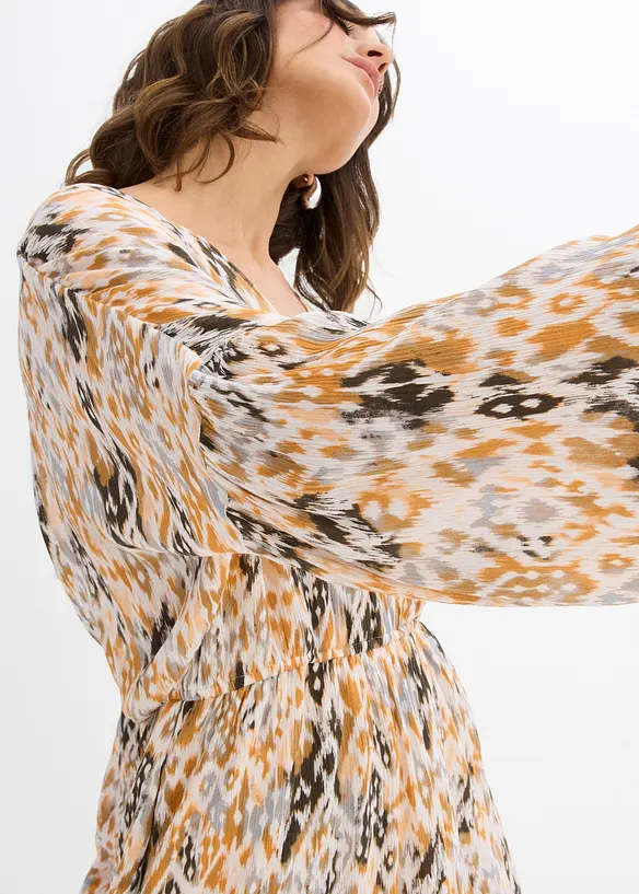 Jumpsuit i kort modell av följsam viskos, bonprix