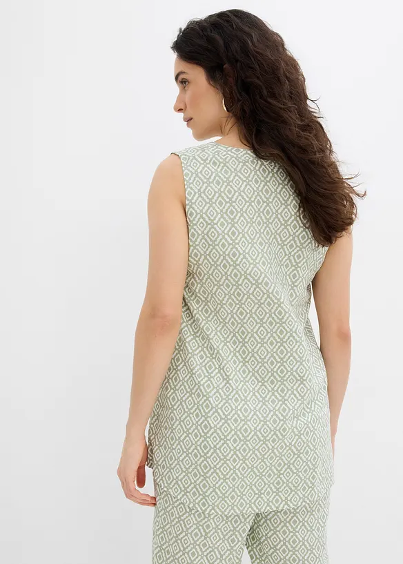 Lång blus av mjuk viskos, bonprix