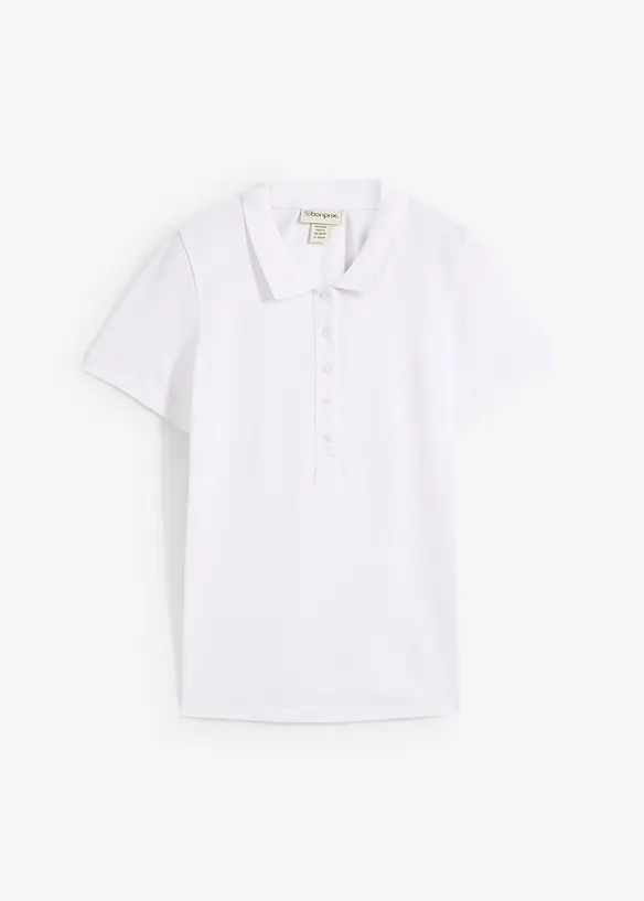Pikétröja av ren ekologisk bomull, bonprix
