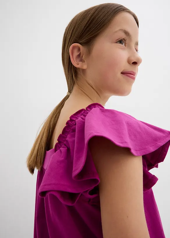 Jerseykl&auml;nning av elastisk bomullsmix, bonprix