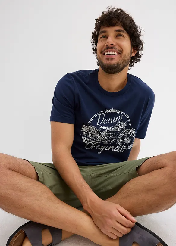 T-shirt i ren bomull, bonprix