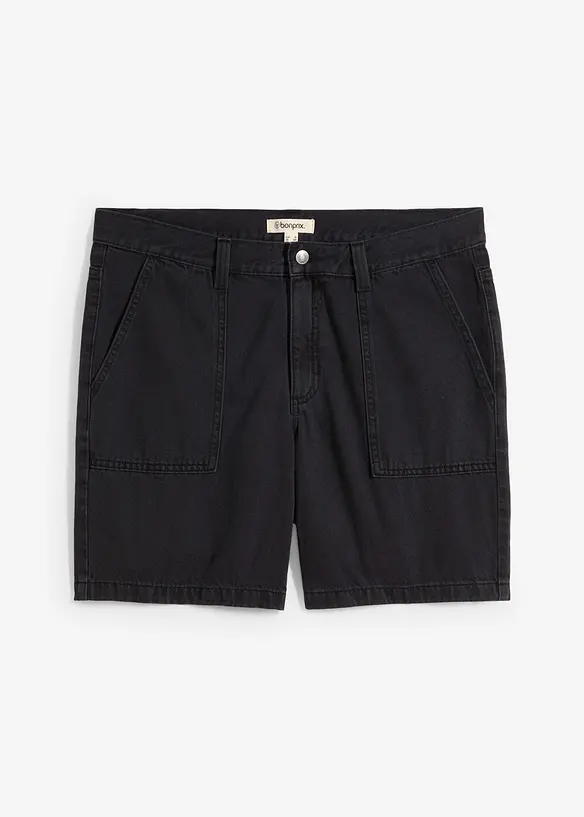 Twillshorts av ren bomull, Loose Fit, bonprix