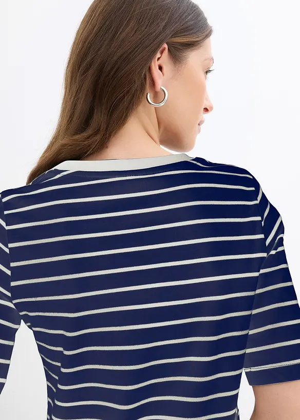 T-shirt av tjock ekologisk bomull, bonprix