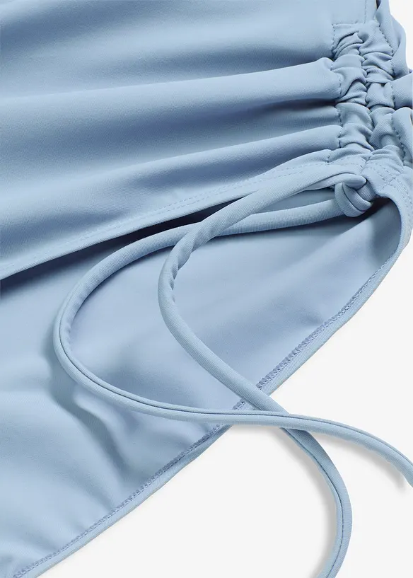 Baddräkt med snörning och lätt formande effekt, bonprix