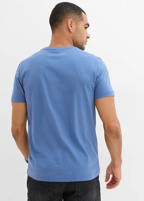 T-shirt i ekologisk bomull, Slim Fit, bonprix