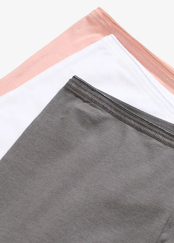 Lång boxertrosa med ekologisk bomull (3-pack), bonprix