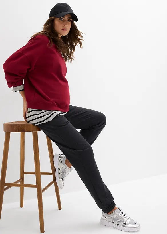 Mamma-joggingbyxa med bekväm linning, bonprix