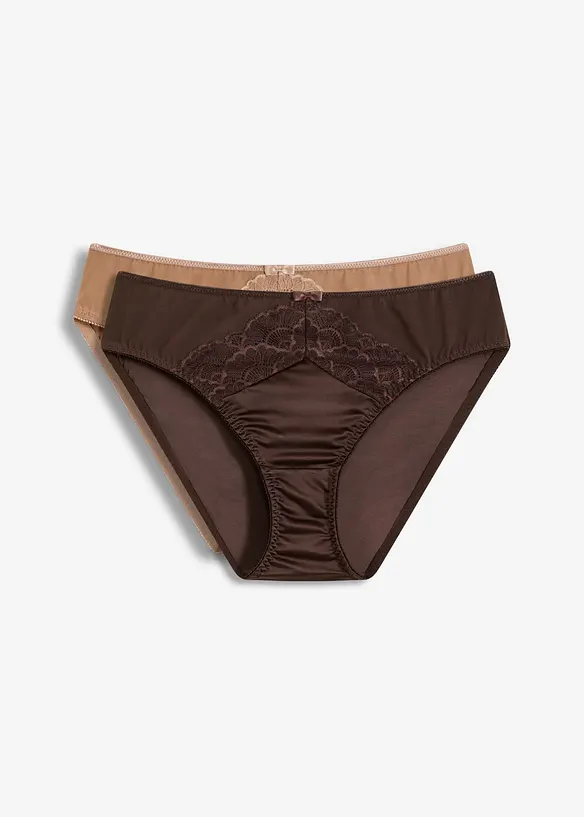 Trosa med glansiga effekter (2-pack), bonprix