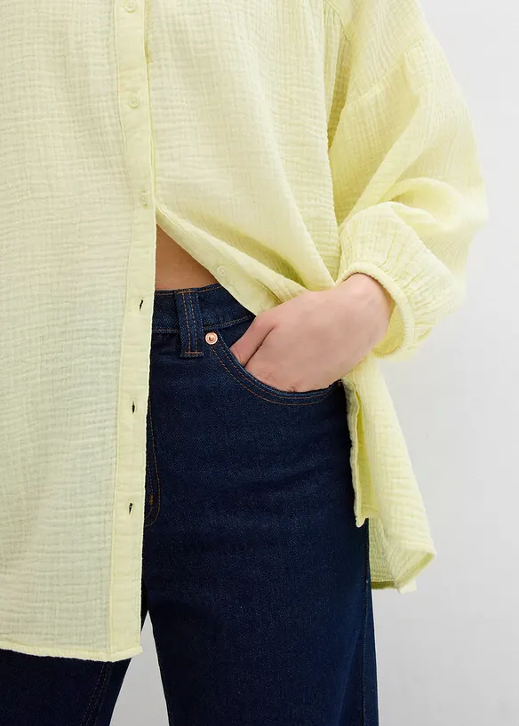 Oversizeblus i skön muslin, bonprix