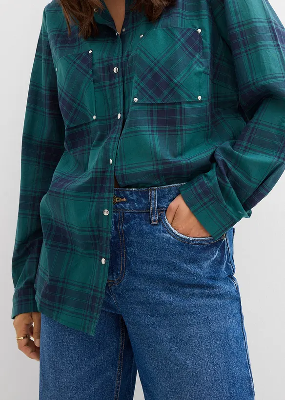 Loose Straight Jeans Mid Waist, bonprix