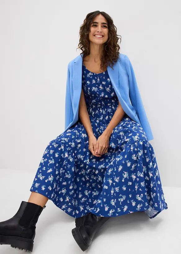 Kortärmad klänning, bonprix