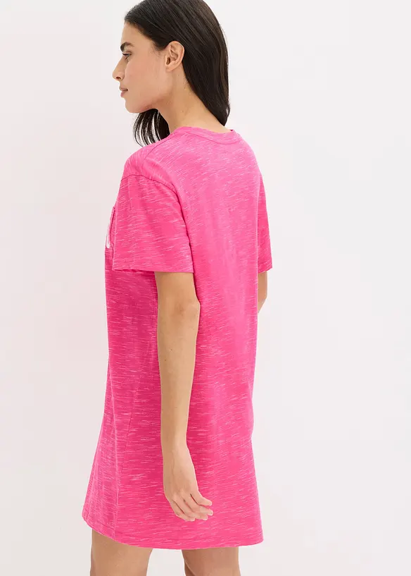 Oversized nattlinne med slubeffekter, bonprix