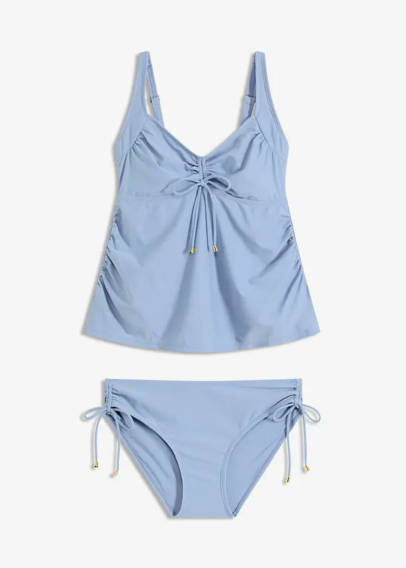 Mammatankini (2 delar) med knytband, bonprix