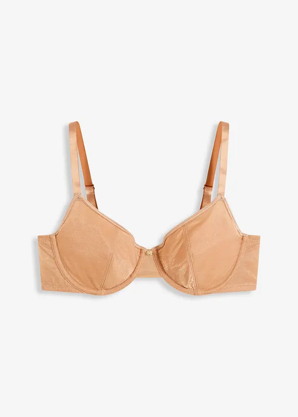 Bygel-BH av skimrande material, bonprix