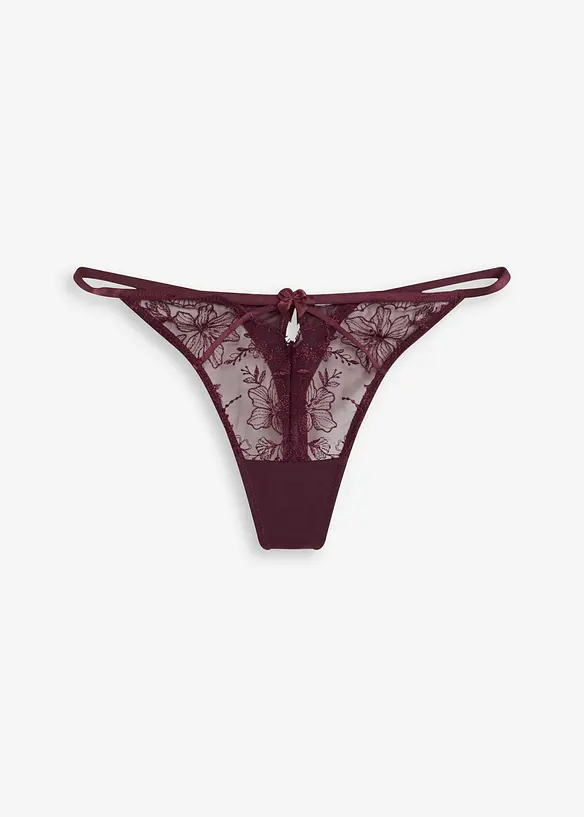 Stringtrosa i fin spets, bonprix