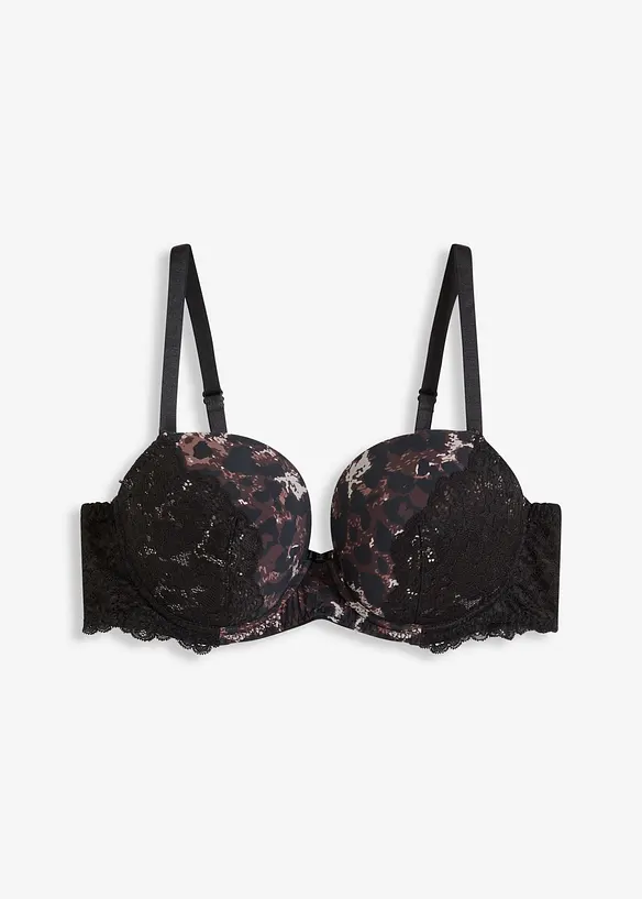 Push up-BH med fin spets, bonprix