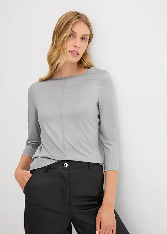 Glansig topp, bonprix