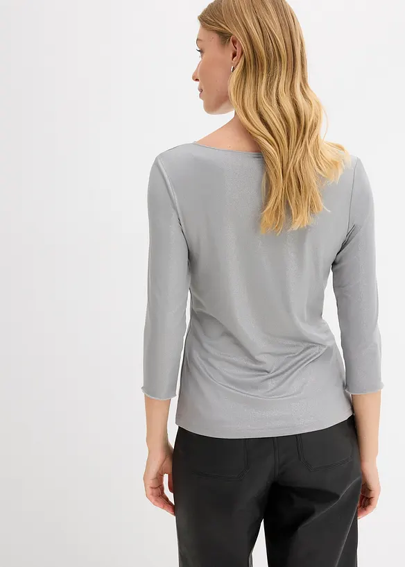 Glansig topp, bonprix
