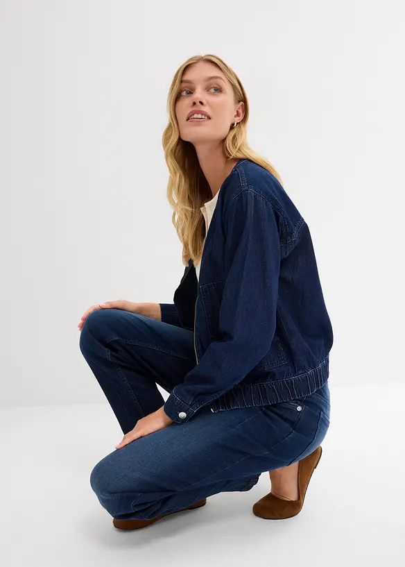 Barrel Jeans Mid Waist, bonprix