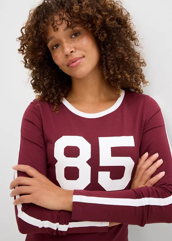 Långärmad topp av lätt jersey, bonprix