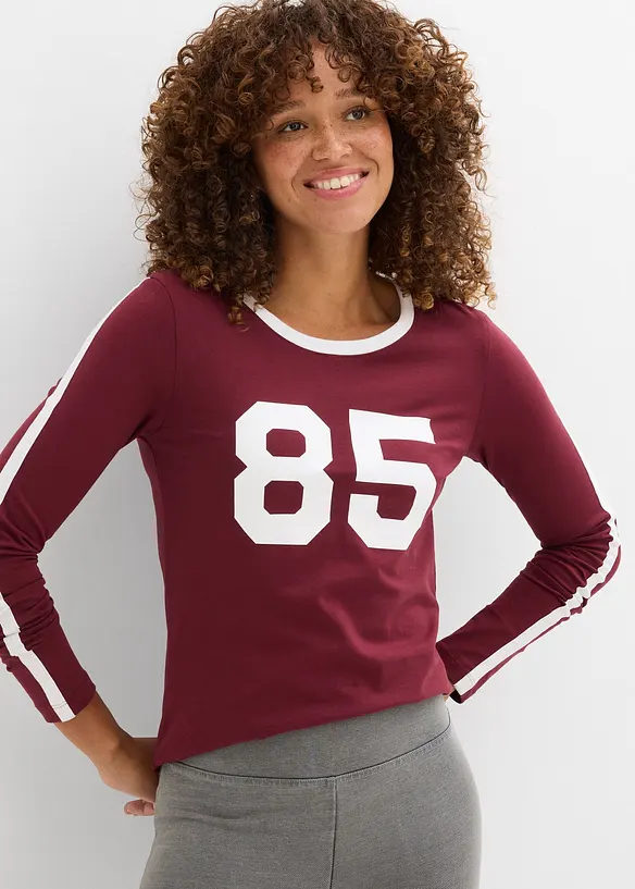 Långärmad topp av lätt jersey, bonprix
