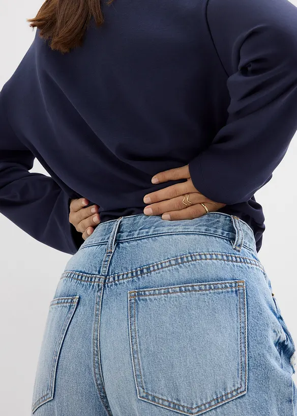 Baggy Jeans Mid Waist, bonprix