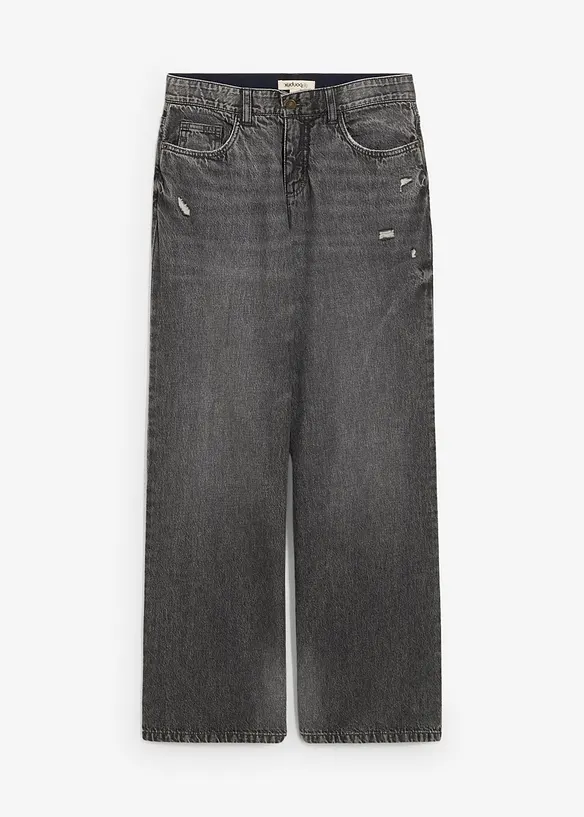 Baggy Jeans Mid Waist, bonprix