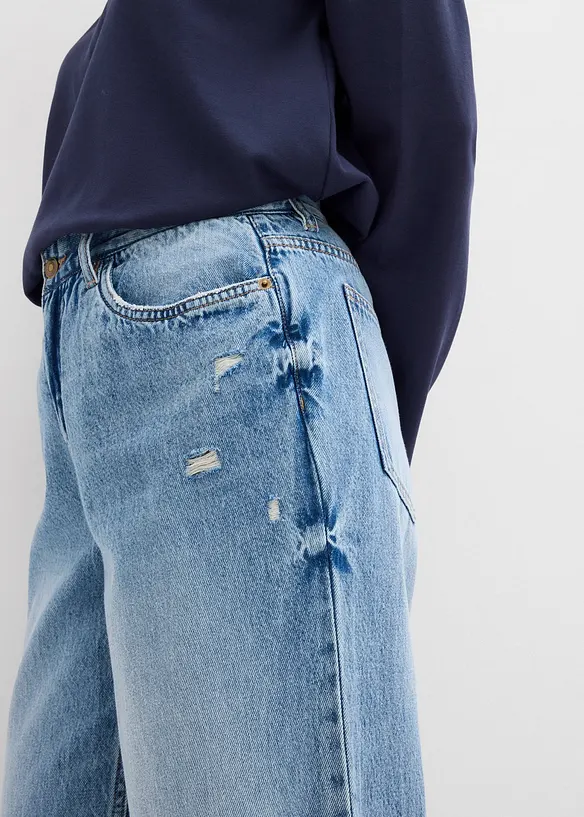 Baggy Jeans Mid Waist, bonprix