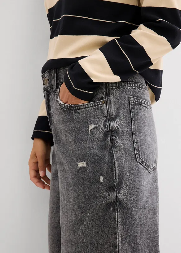 Baggy Jeans Mid Waist, bonprix