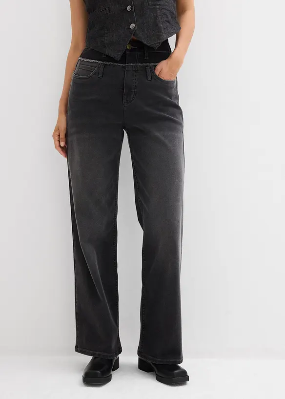 Straight Jeans High Waist, bonprix