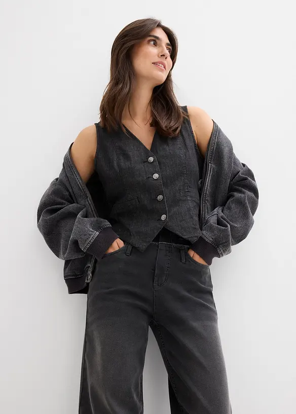 Straight Jeans High Waist, bonprix