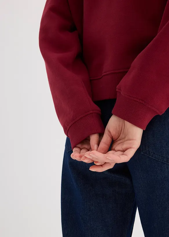 Sweatshirt i ren bomull, bonprix