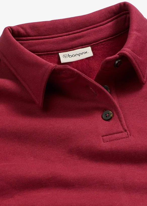 Sweatshirt i ren bomull, bonprix