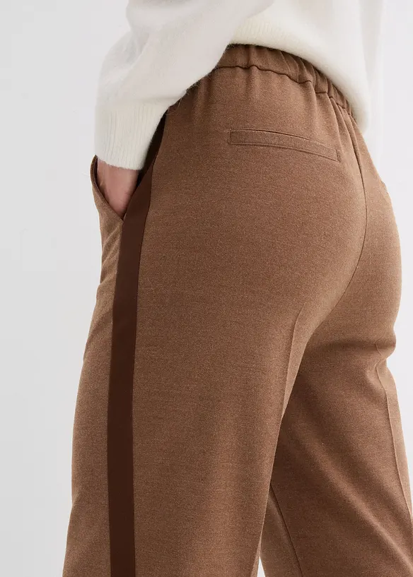 Marlenebyxa med yllelook, bonprix