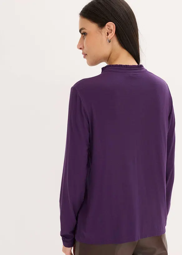 Topp med st&aring;krage, bonprix