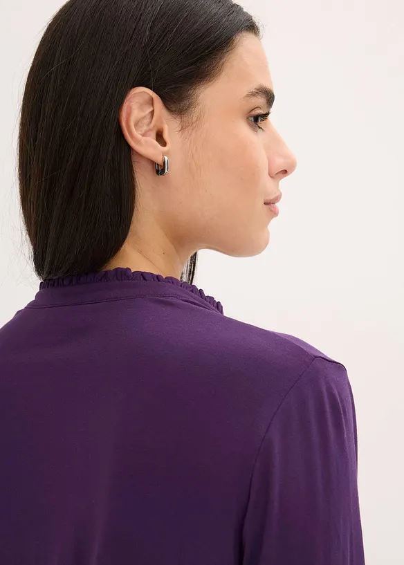 Topp med st&aring;krage, bonprix