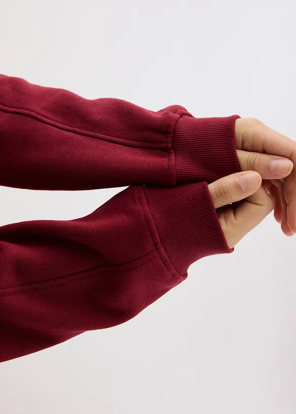 Oversizesweatshirt i ren bomull, bonprix