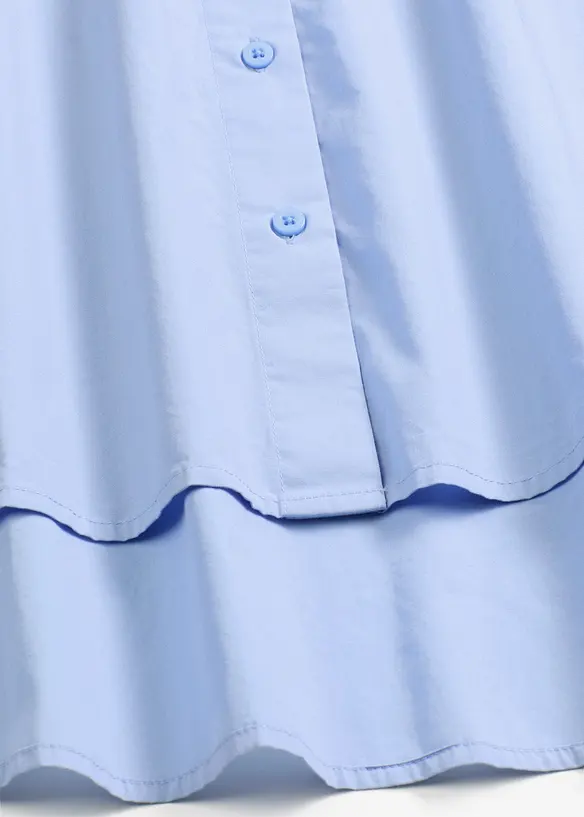 Skjortblus av ren bomull, bonprix