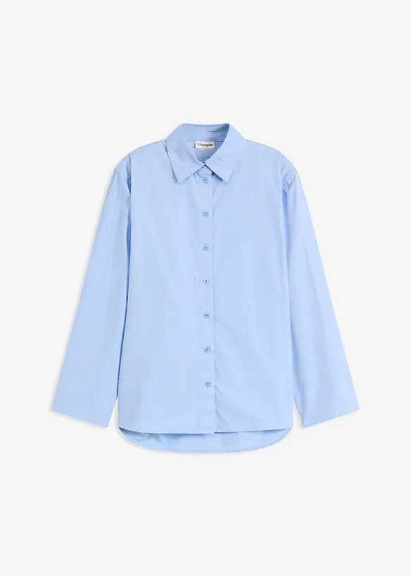 Skjortblus av ren bomull, bonprix
